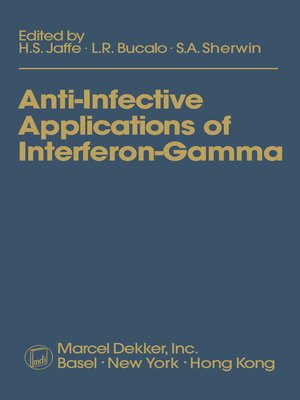 cover image of Anti-Infective Applications of Interferon-Gamma